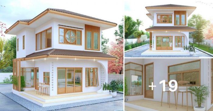 Japanese-inspired Two-storey House With Open-Concept Living Room, 85 Sqm Japanese-inspired Two-storey House With Open-Concept Living Room, 85 Sqm